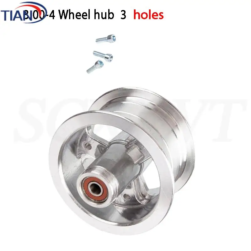

4 Inch Aluminum Alloy Wheel Hub Rim 4.10/3.50-4 Fit Mini Motorcycle Electric Scooter ATV Tire Replacement