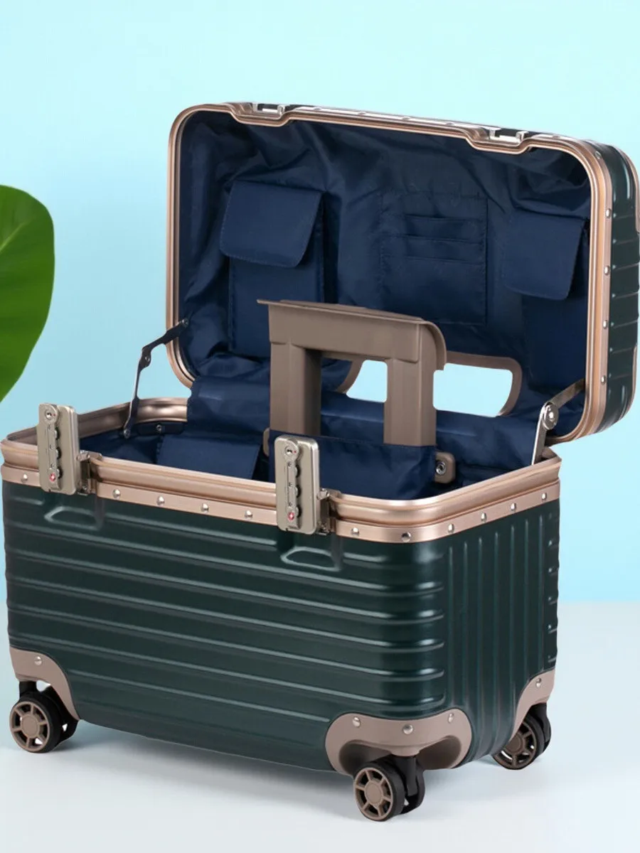 

Aluminum Frame Lage Bag with Top Flip Cover Photoaphy Equipment Carry-On Suitcase ex Small Size 23 Inch Travel Bag