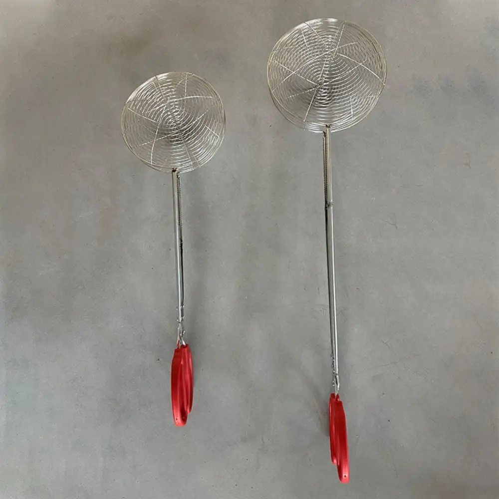 17 cm Netzabdeckung Fischgreifer aus Edelstahl mit langem Griff, rutschfester Griff, komfortabler Halt, Fischernetz-Mesh-Clip – Detail 2