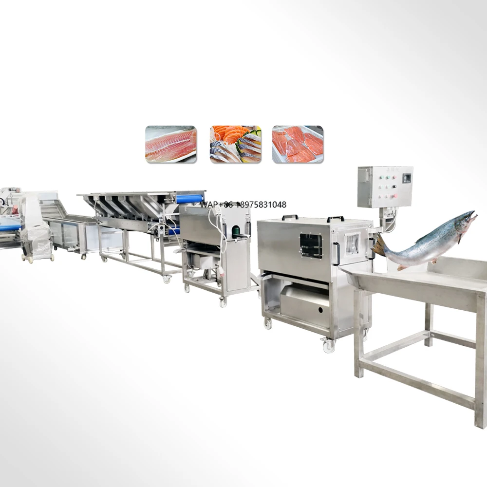 Máquina Automática para Cortar, Limpiar y Producir Pescado como Salmón, Sardina y Atún, Precio de la Línea de Producción