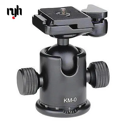 

KM-0 Professional Tripod Head Aluminum Alloy Camera Ball Head Panoramic Head Sliding Rail Head Max Load Capacity 15kg