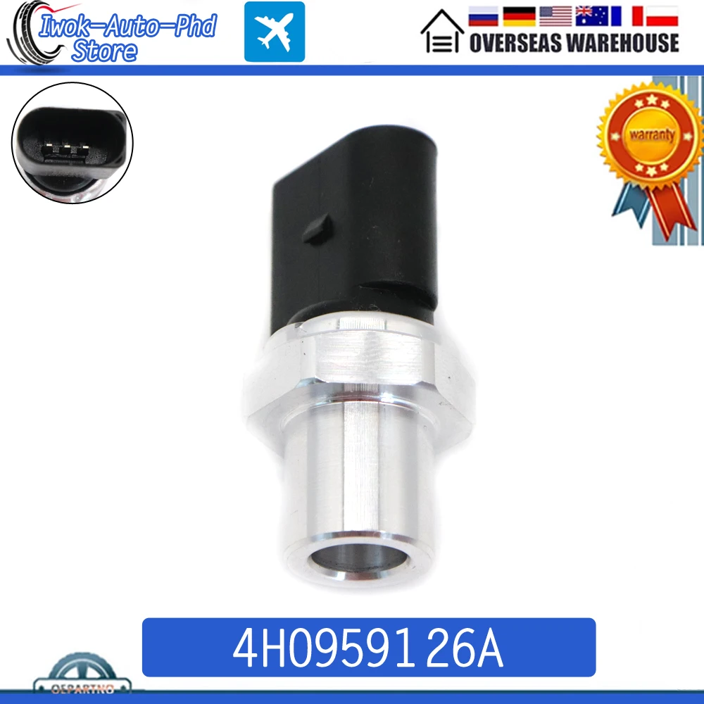 4H0959126A Car Air Conditioning Pressure Switch AC Pressure Sensor For Audi A3 A4 A5 A6 A7 A8 Quattro Q5 S3 S5 SQ5 R8 RS5