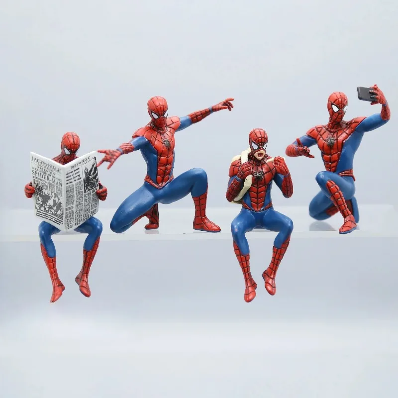 2026 Trending Marvel Spider Man Superhero Spiderman 7-9cm Action Figure Spider-Man Anime Collection Mini Toys Model Party Gifts