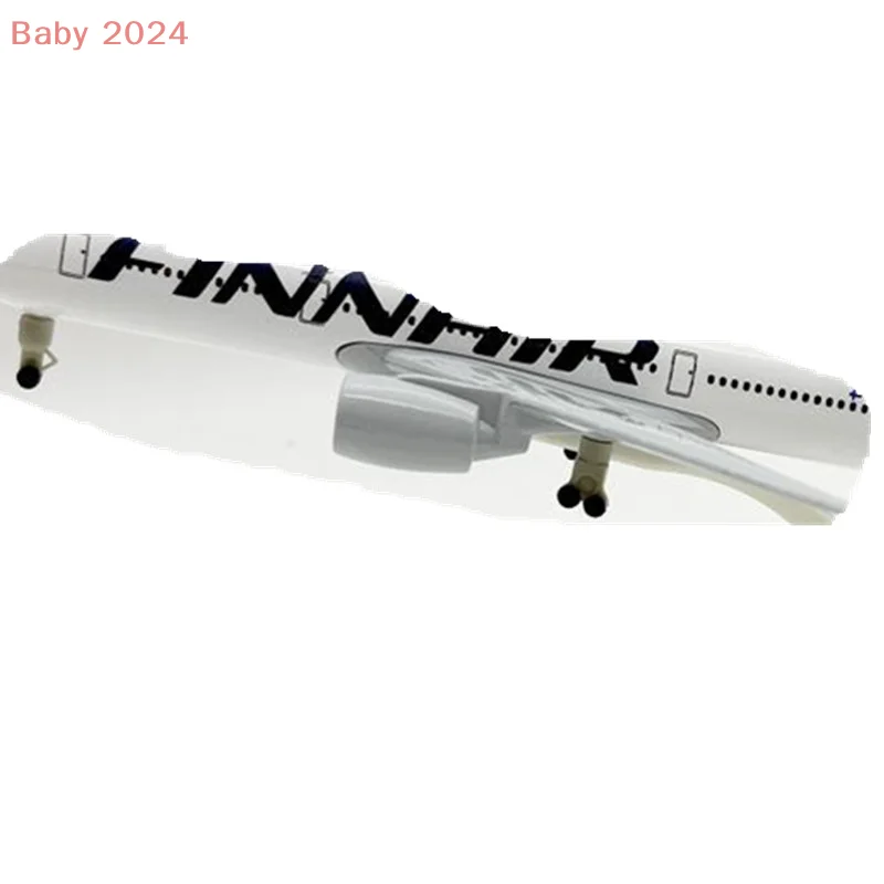

«Модель Finland Airbus 350 Finnair; Литой под давлением самолет из сплава 20 см с колесами; Идеальный авиационный подарок»