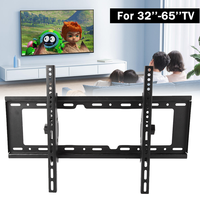 32-65 Inch TV Brackets Ultra Slim TV Wall Mount Bracket Adjustable Low Profile Flat Holder for LCD LED Monitor