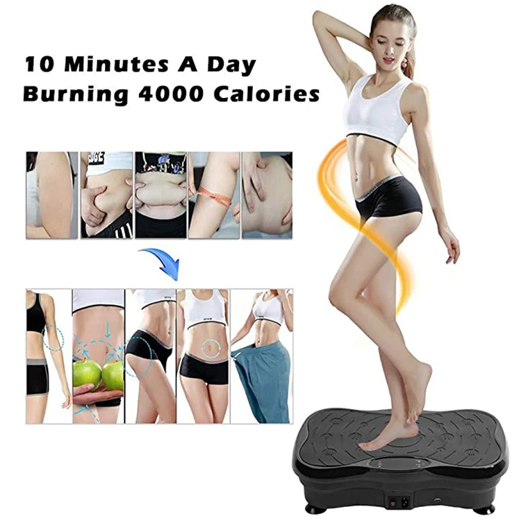 Portable Massage Vibration Board Machine, A New Type of Crazy Fit Ultra-thin Slimming Vertical Swing Platform