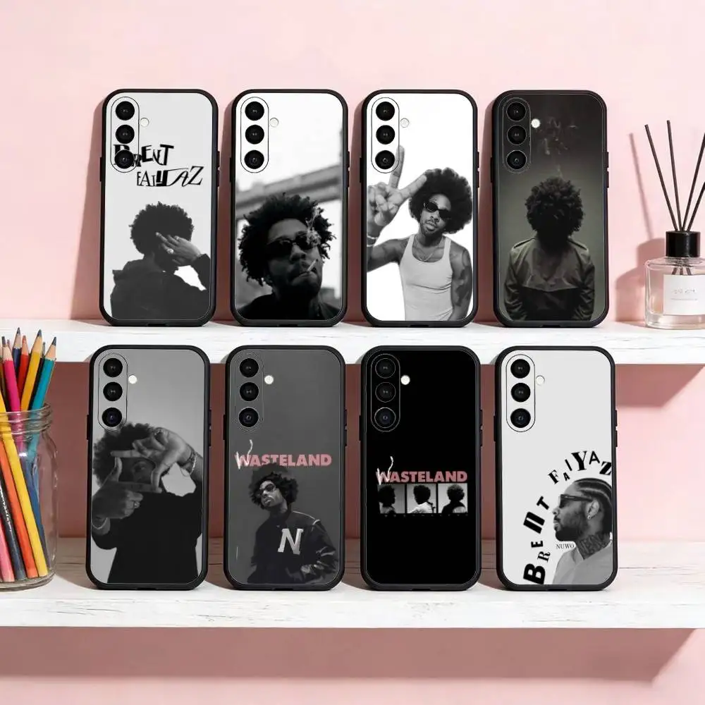 

B-Brent Faiyaz W-Wasteland Phone Case For Samsung Galaxy A20,21s,22,31,32,52,53,72,73,80,91 Soft Black Shell
