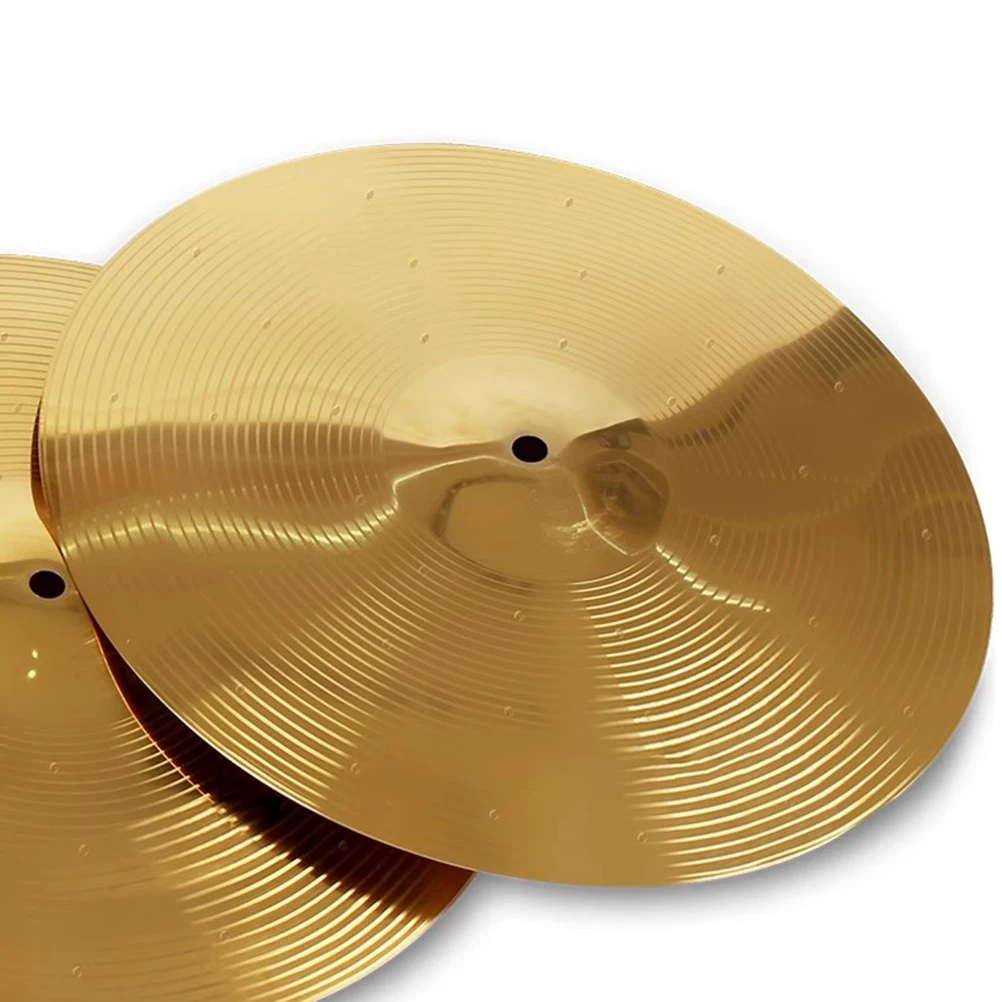 

Brass Alloy Replacement Sturdy Durable Smooth Clear Sound Warmth Balanced Timbre Anti Rust Metal Cymbal For Kit Practice Jazz