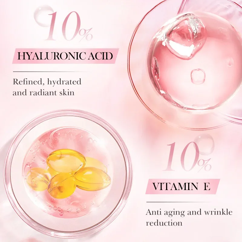 SADOER-suero Facial hidratante 4 en 1 con vitamina C, Peeling seco, vitamina E, ácido hialurónico, reduce los poros, cuidado de la piel Facial