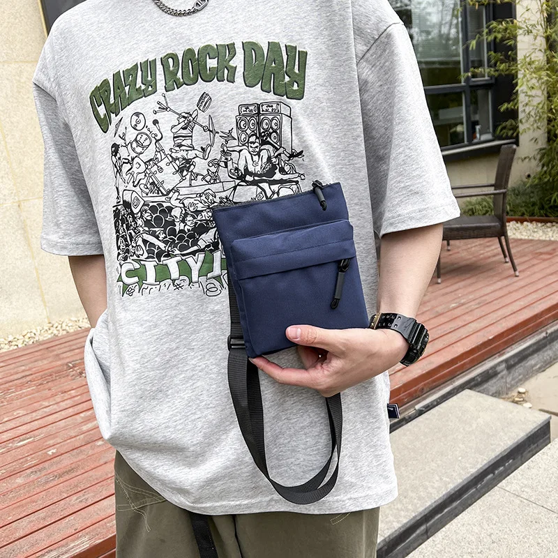 

Multi-Function Men's Bag High Quality Nylon Man Messenger Bag Crossbody Bag Fashion Casual Male Single Shoulder Small Square Bag