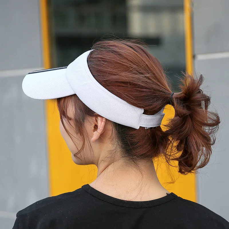 New Summer Tenis Unisex Empty Top Cap Men Women Sun Hat Outdoor Mountaineering Sports Sun Protection Gorros Sun Visor Hat Visor