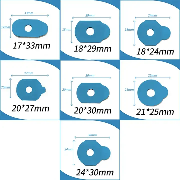 SJ Optics R-OA029B 17mm*33mm Color Optic Lens Customizable Lens Pads and Lens Anti Slip Sticker