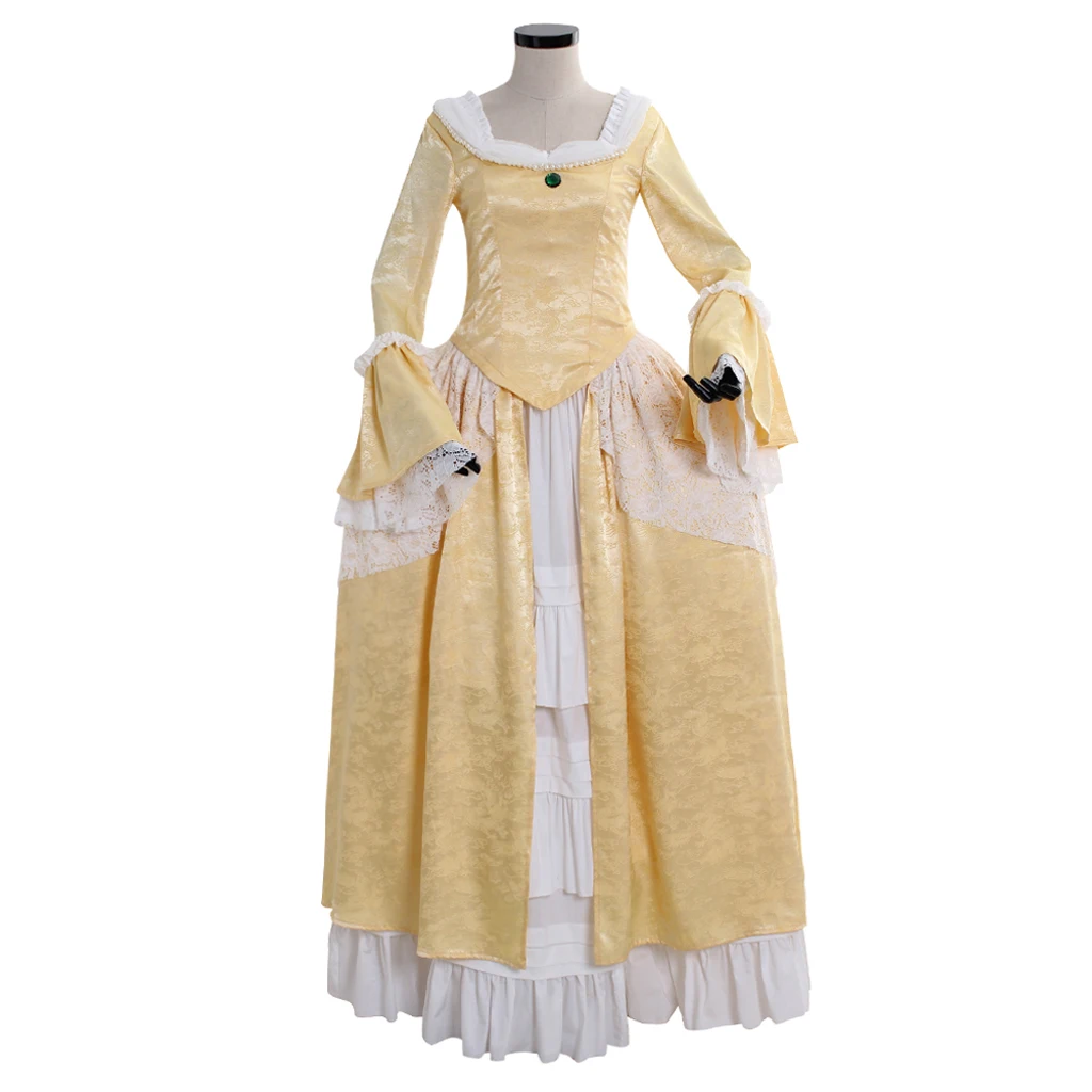 

18th Century Victorian Rococo Princess Ball Gown Medieval Renaissance Royal Court Aristocrat Dress Tea Party Costume