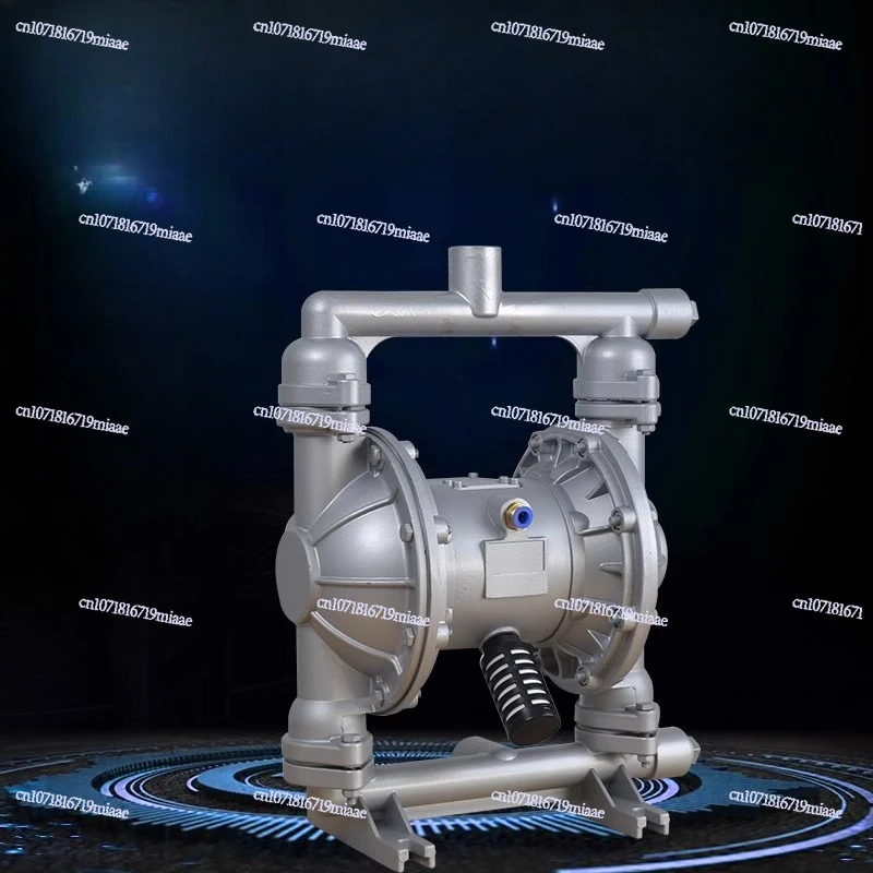 Stainless Steel Pneumatic Diaphragm Pump, Aluminum Alloy, Cast Iron, Engineering Plastics, High Lift, Acid and Alkali Resistance