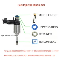 Fuel Injector Repair Kits for Ford Jaguar Volvo Land Rover Range Rover 2.0L 0261500117 0261500147 0261500333 5101206 LR024998
