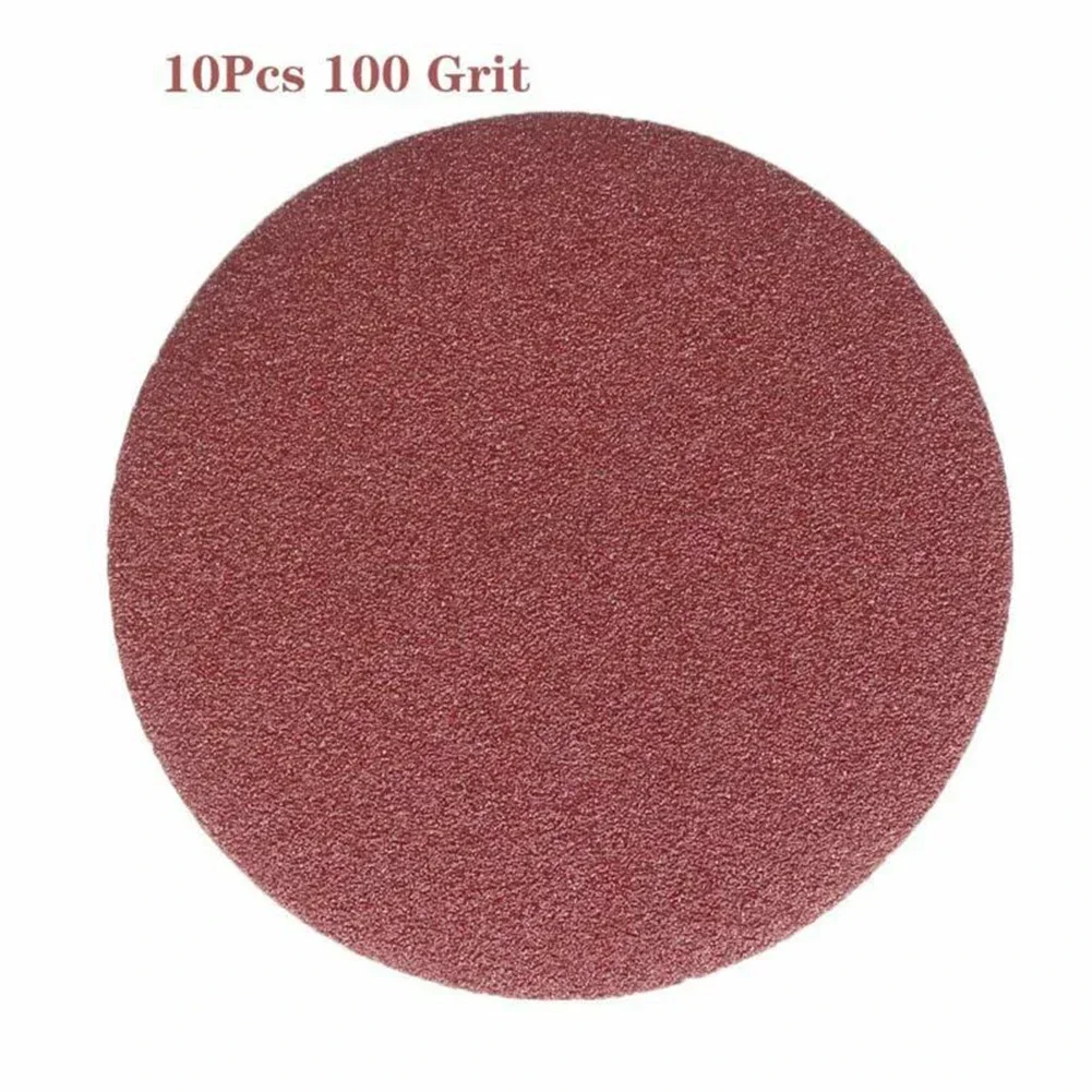 10pcs 5inch 125mm Sanding Discs Hook Loop Sandpaper Abrasive 40-2000Grit Round Shape Disk Sand Sheets Sandpaper For Polishing