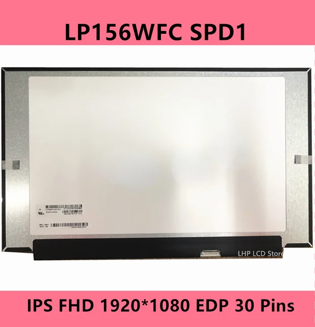 Lp156wfc (sp),d1,p/n fru 5d10r527 LP156WFC-SPD1 15.6 