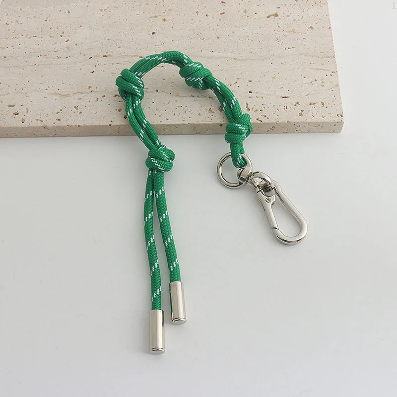 Niche Colored Knot Bracelet, Hiking Hand Rope Bag Pendant, Car Keychain, Fashionable Pendant