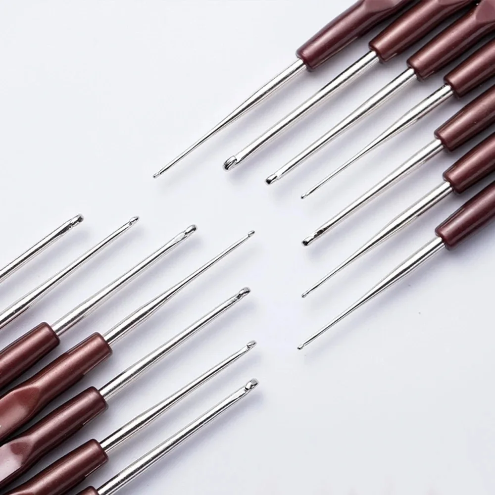 

Wig Ventilating Crochet Hook 0.5-0.8mm 4 Sizes Lace Wig Making Tool Hair Weaving Braiding Dreadlock DIY Salon Craft Accessories