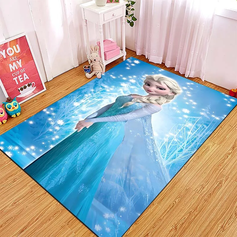 1pc Disney gefroren Druck Teppich Teppich für Wohnzimmer Schlafzimmer Sofa Fuß matte Dekor Kinder spielen Home Area Teppich rutsch feste Boden matte Geschenk