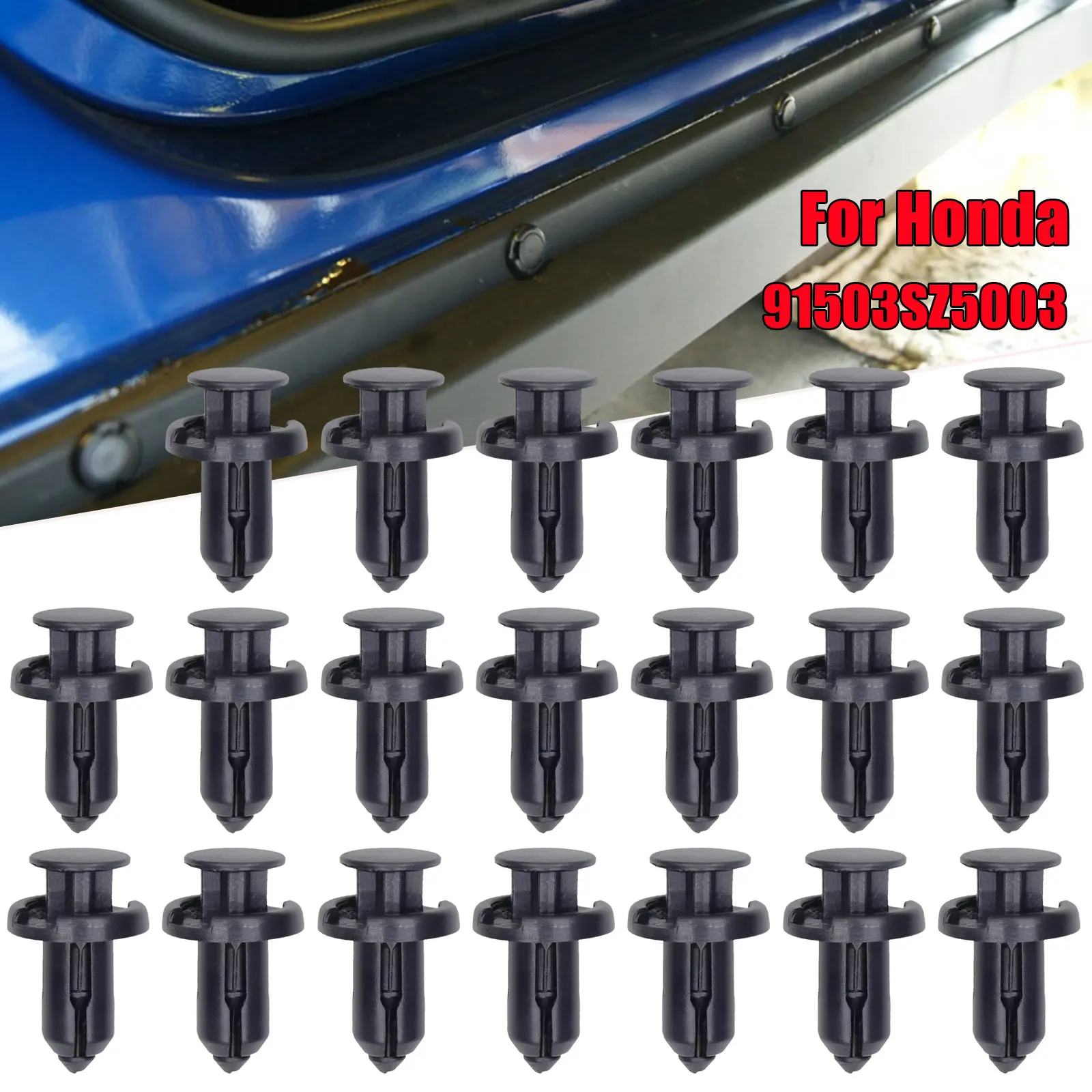 

Крышка бампера, зажим для брызговика, фиксатор боковой отделки, зажим под крышкой, крепеж для Honda Accord Civic CR-V Pilot Fit 91503SZ5003