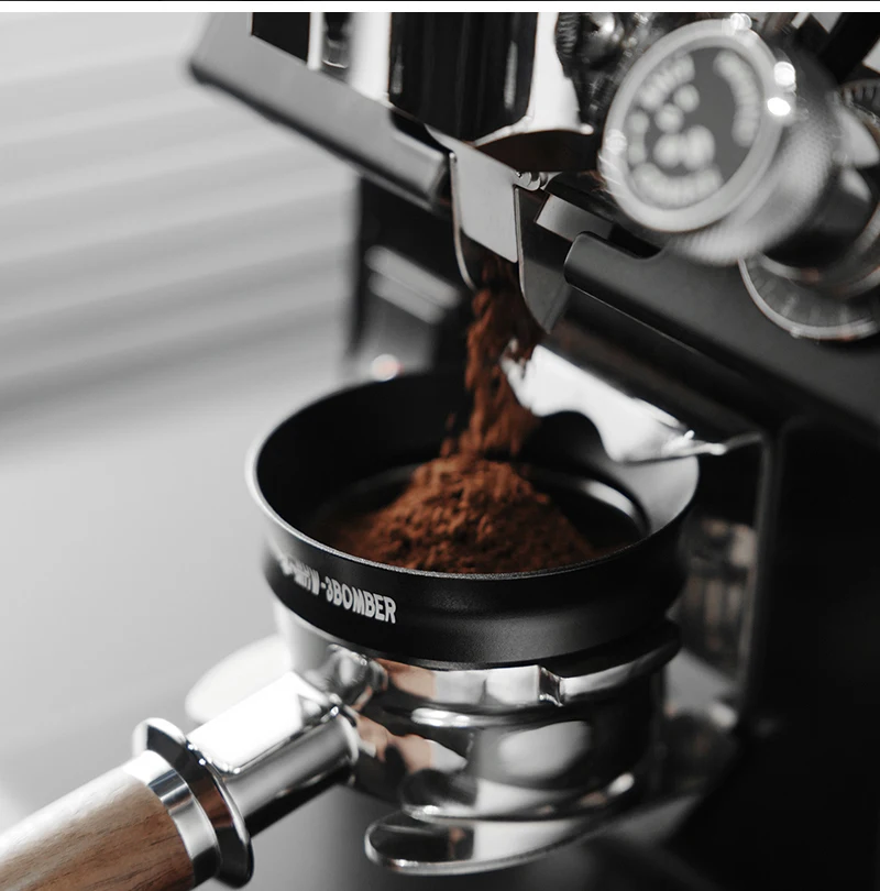 MHW-3BOMBER 51-58mm Magnetischer Kaffee-Dosiertrichter Kompatibel mit 58MM Siebträger Espresso-Dosierring Home Barista Zubehör – Detail 18