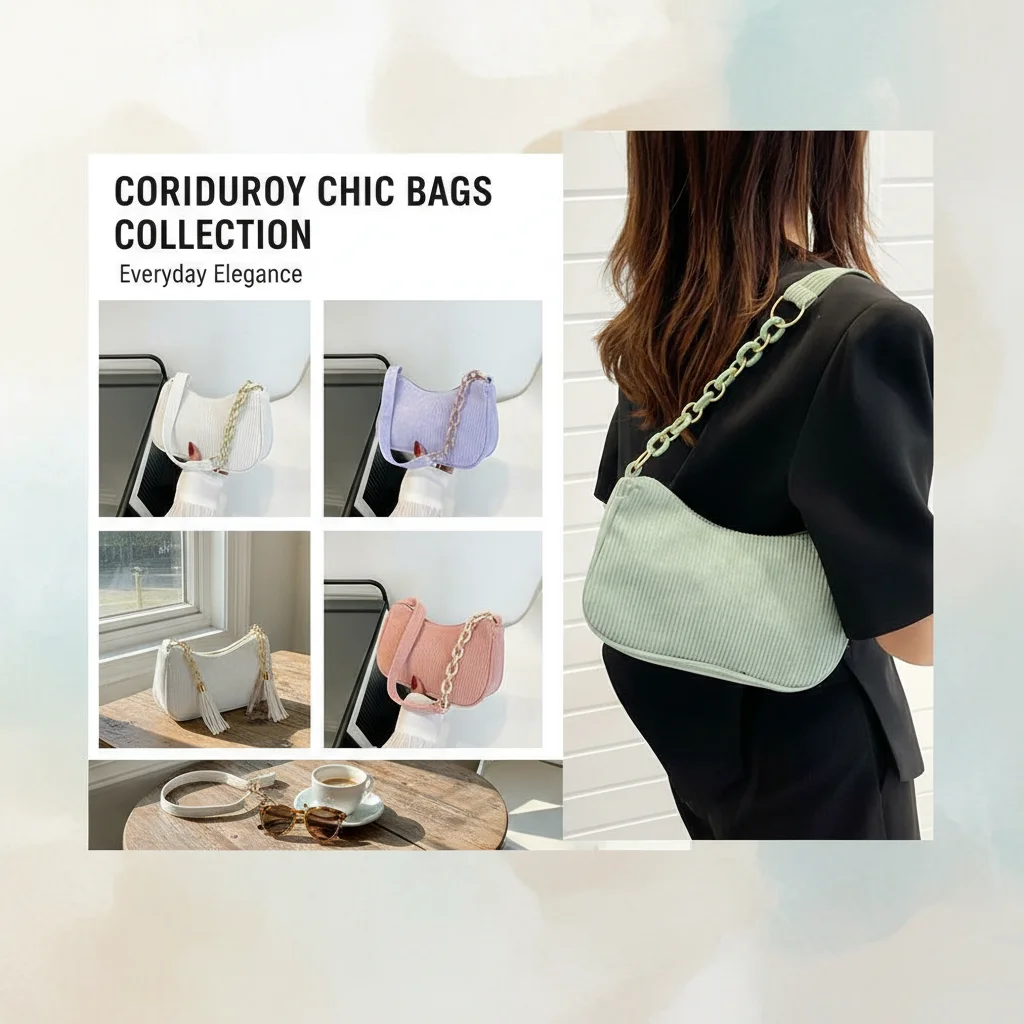 

Korean Version Solid Color Casual Simple Handbag Canvas Shoulder Bag for Commuting And Party Occasions