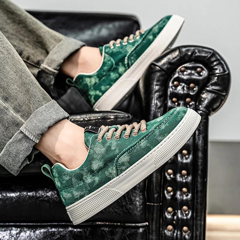 

Модные и универсальные мужские туфли, корейская версия, уличный стиль, легкие и прочные, модное сочетание.