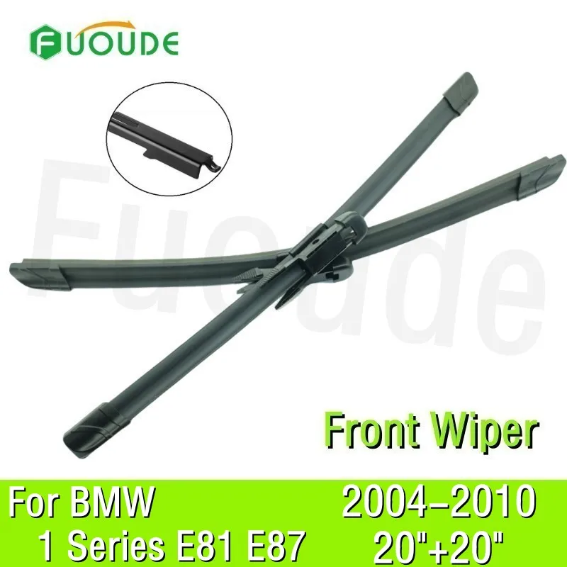 

Wiper Blade For BMW 1 Series E81 E87 20"+20" Car Windshield Windscreen Rubber 2004 2005 2006 2007 2008 2009 2010