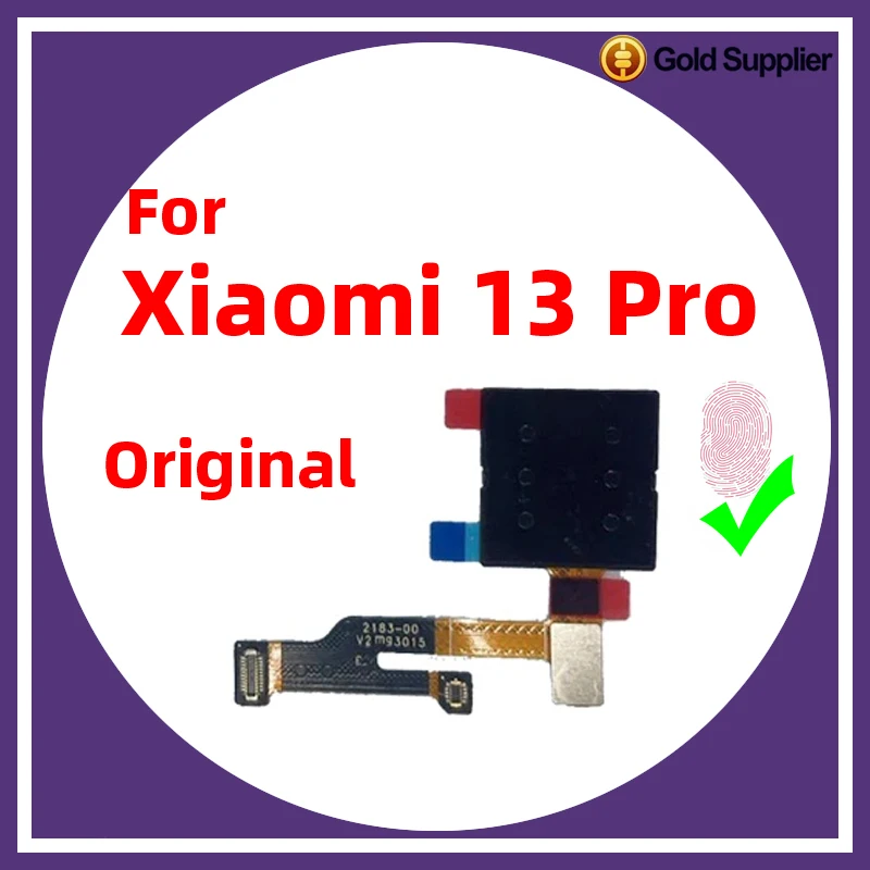 Original For Xiaomi 13 Pro under display Fingerprint Sensor Scanner Touch ID Connect home button Flex Cable