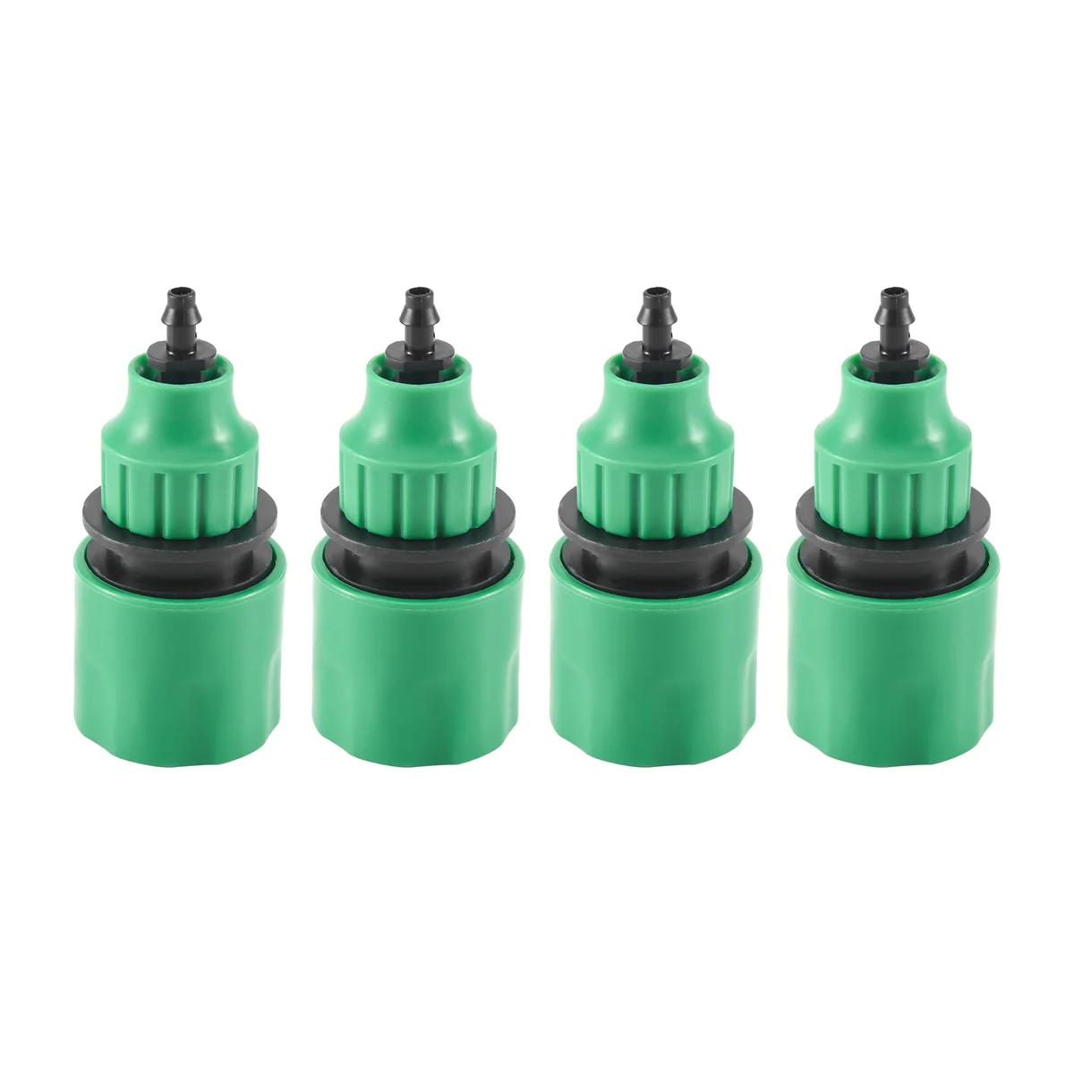 Garden Hose Pipe One Way Adapter Tap Connector Fitting For Irrigation 4-pack