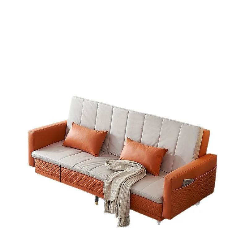 

Multifunctional folding sofa bed, dual-purpose modern simple, lazy small apartment fabric