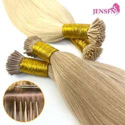 I Tip Hair Extension Straight Human Hair Extension 1g/Strand 100pc/Set Capsule Keratin Natural Fusion Human Hair Extension Color