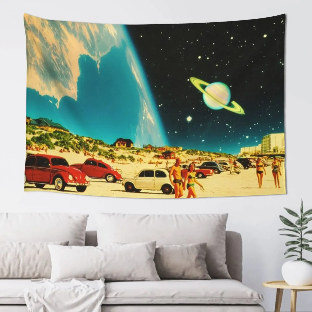 

Galaxy Beach Tapestry Anime Decor Wallpaper Bedroom Aesthetic Room Decors Tapestry