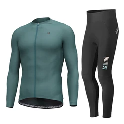 Lameda Long Sleeves Set Breathable Comfortable Cycling Tights Men's Cycling Jersey Cycling Clothes For Men Men's Cycling Jersey