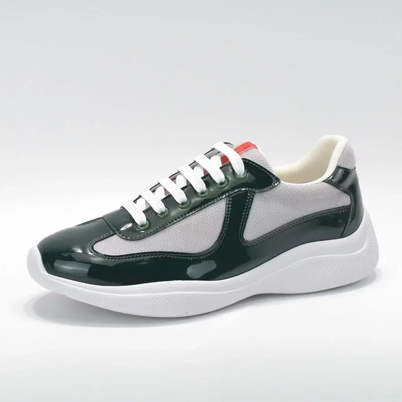 👟 High-Quality Leather Flat Bottom Running Shoes 3