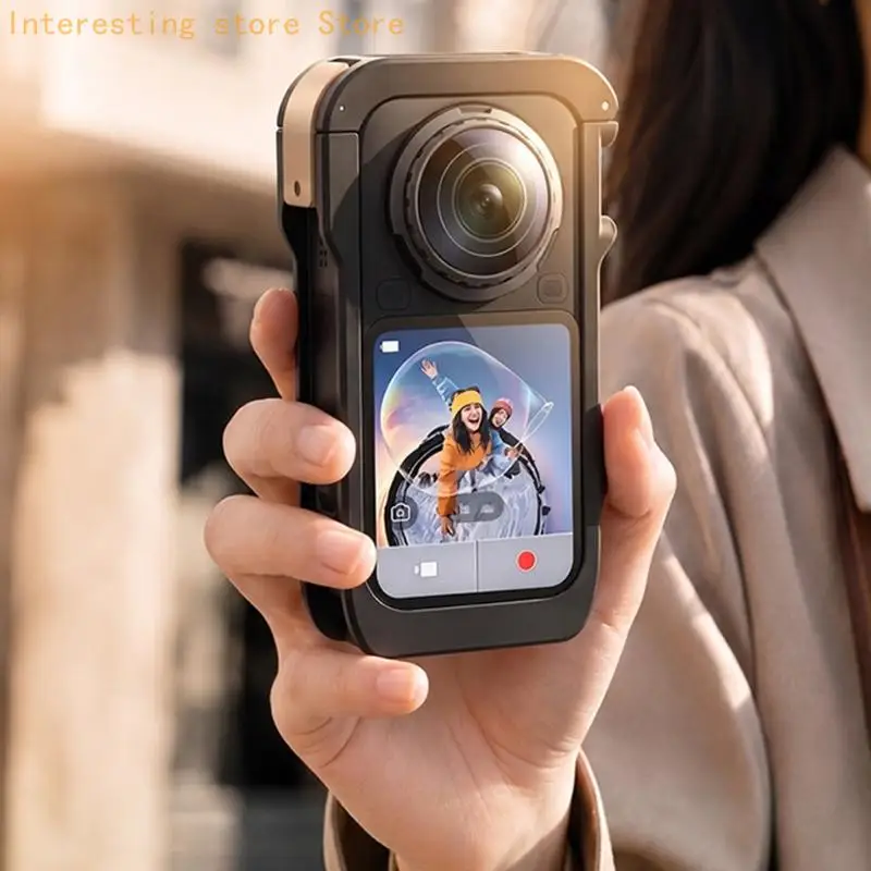 Kamera-Schutzkäfig mit offenem Rahmen für Cycling Vlogs und Handheld-Nutzung 55KC – Detail 10