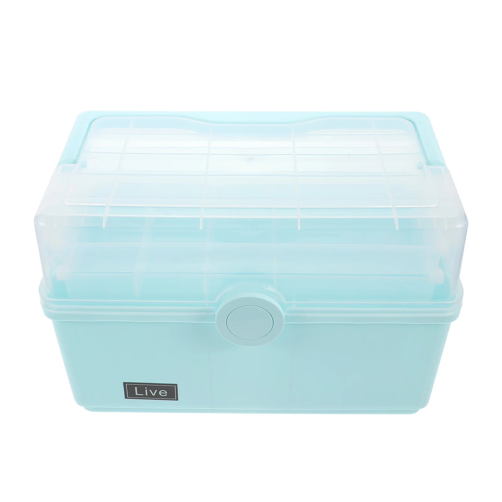 

Multi-Layer Medicine Box Lightweight Durable Plastic Storage First Aid Organizer for Home Office Travel Camping