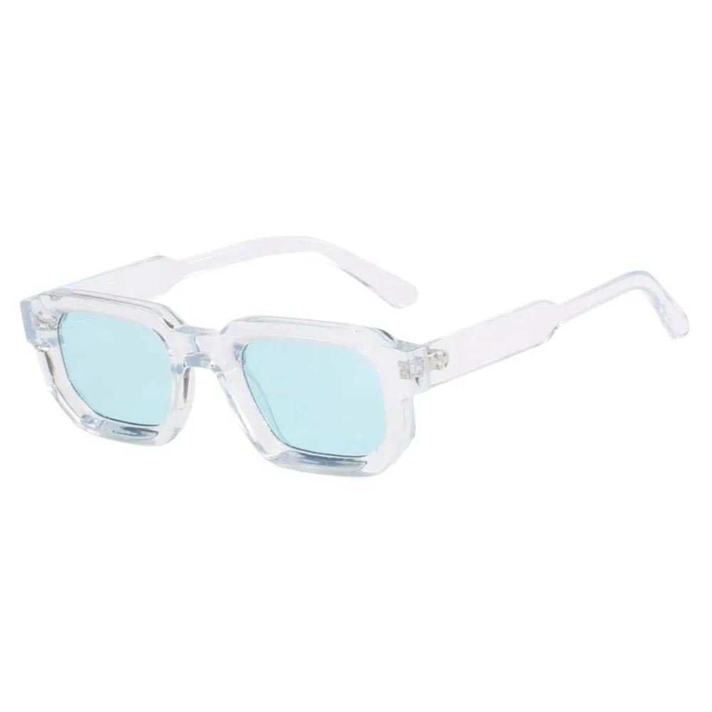 Vintage kleine frame vierkante zonnebril Punk vierkante dameszonnebril Luipaardprint UV400 Retro-bril Unisex
