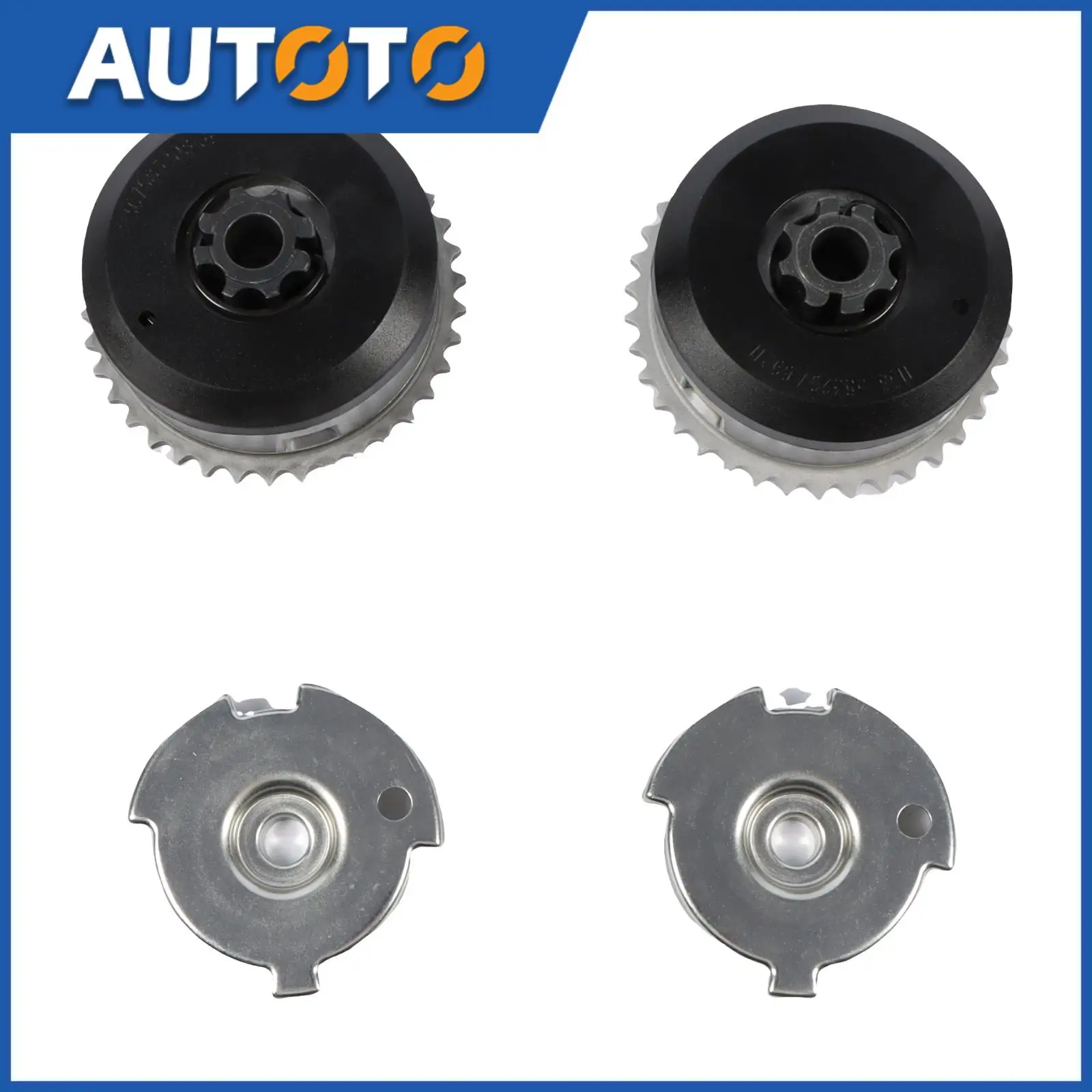 

2pcs/set Car Engine 11367583207+11367583208 Intake&Exhaust Camshaft Adjuster Sprocket For BMW N51 N52 N55 Car Engine Repair Part