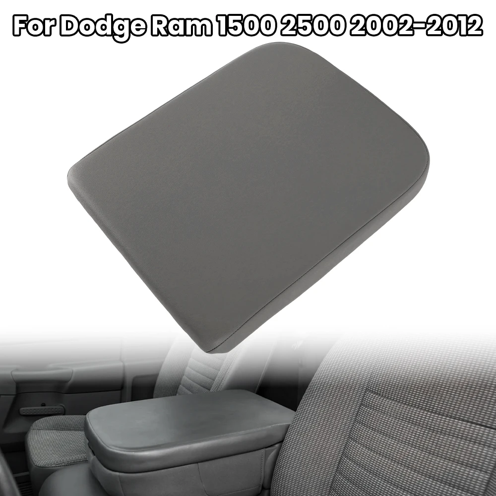 Grey Center Console Armrest Lid Cover For Dodge Ram 1500 2500 3500 02-2012 WP051DVAA 1QA10BD3AA ABS Replacement Car Accessories