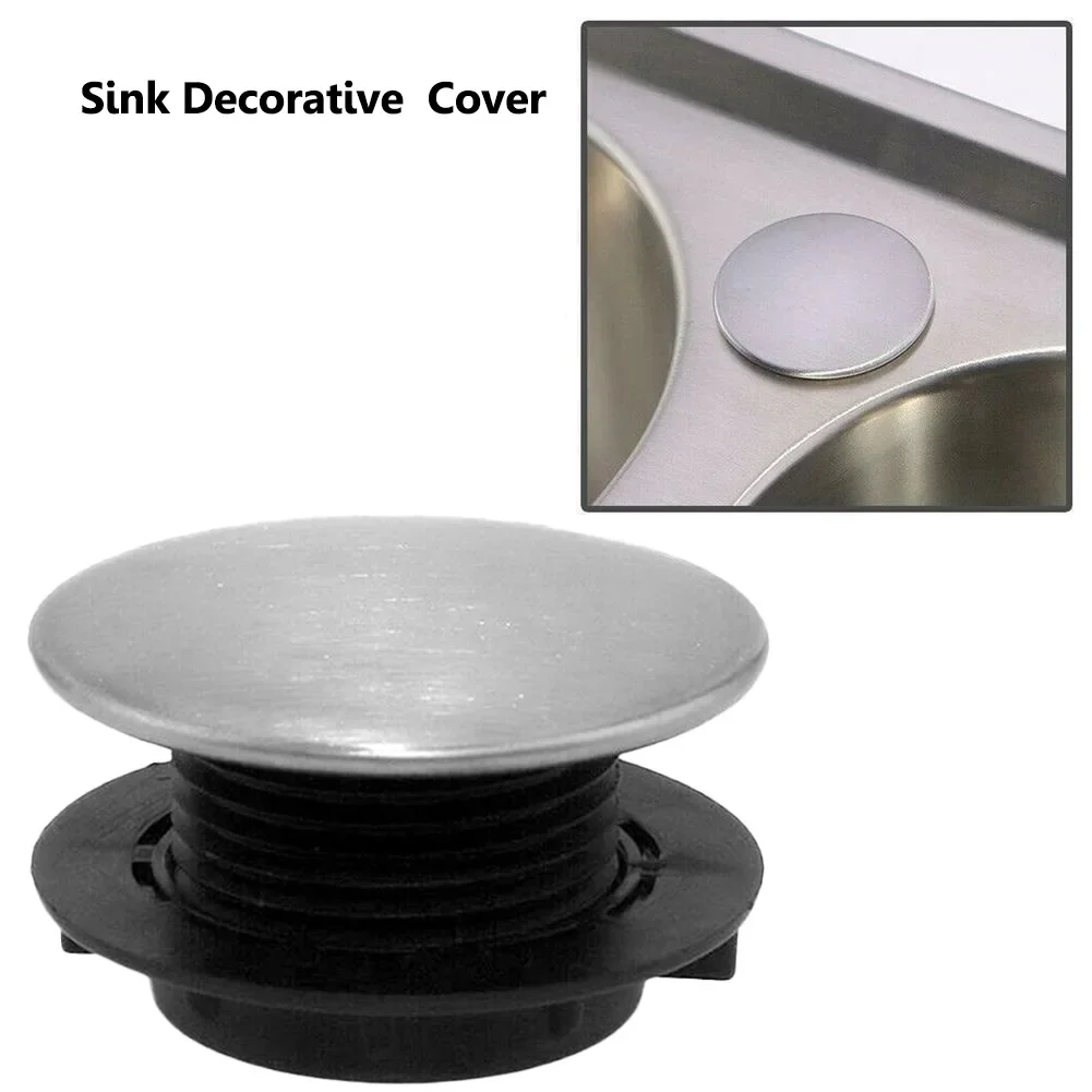 Plastic Kitchen Sink Tap Hole Blanking Stopper Basin Cover Kitchen Sink Tap Hole Cover Kitchen Faucet Hole Dispenser Decor Cover