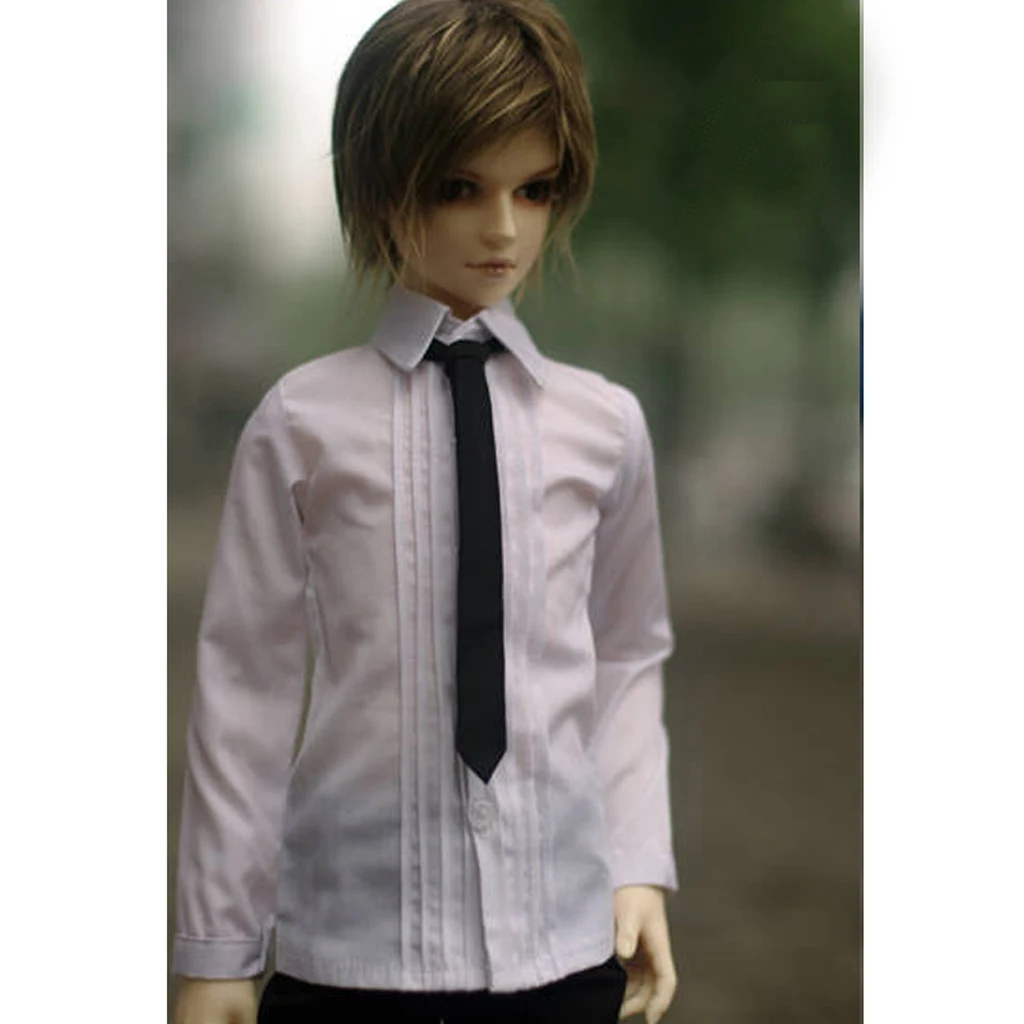 [Wamami] 529 # Zwart Shirt/Outfit/Kleding Voor 1/4 Msd 1/3 Sd Dz Aod Bjd Jongen dollfie