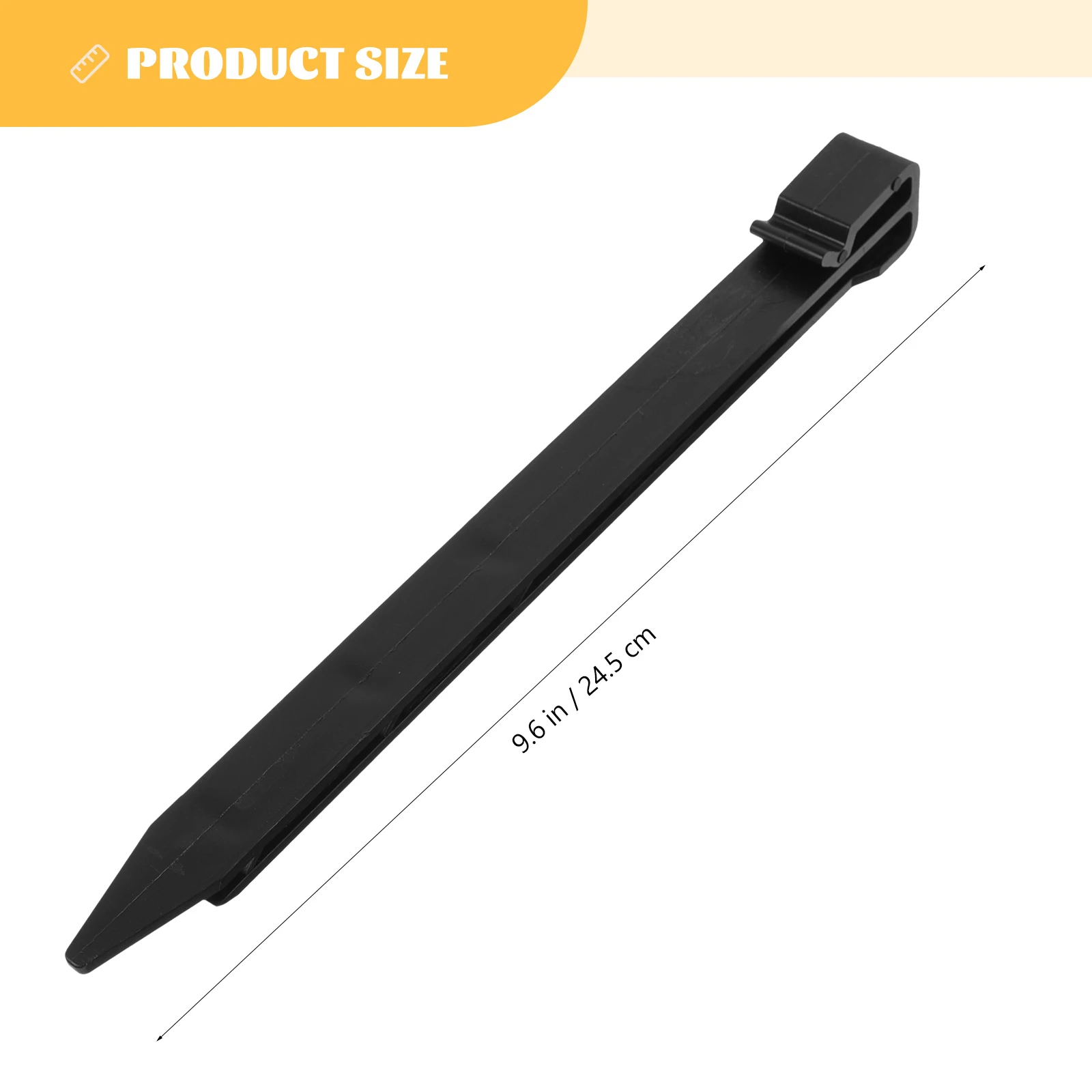 

20 Pcs Gardening Plastic Floor Nails Plant Supports for Stake Ground Small Pile