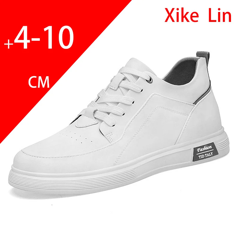 Mens heightening shoes New model Waterproof Flat bottom Comfortable durable Breathable Casual Increase by 4/6/8/10 centimeters