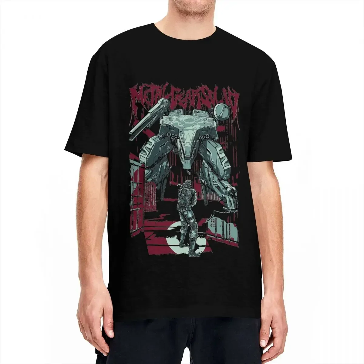 Streetwear T-Shirt  Gear LOGOFan Art Cotton T Shirts Trendy Cool Tshirt for Men Beach Y2K Casual Short Sleeve Tops image 3