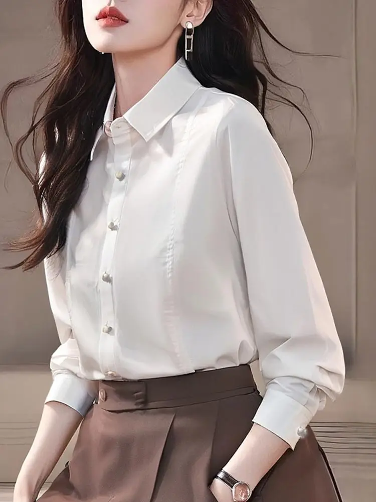 

Удобный лонгслив свободного кроя в корейском стиле для повседневной носки, универсальный, на все сезоны