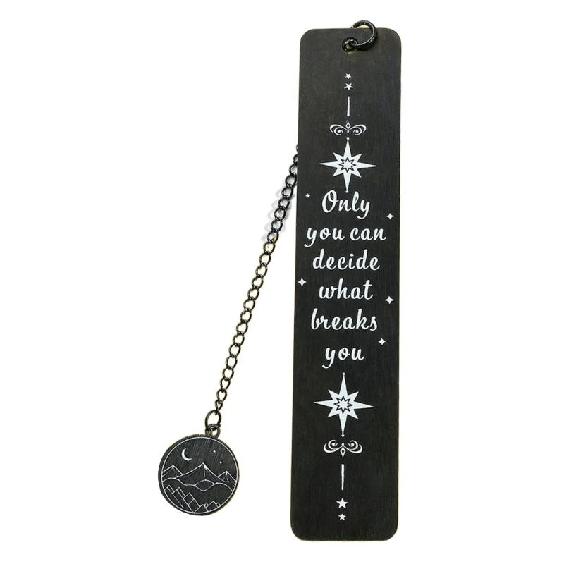 Inspirasional Stainless Steel dengan Aksesori Membaca Rantai