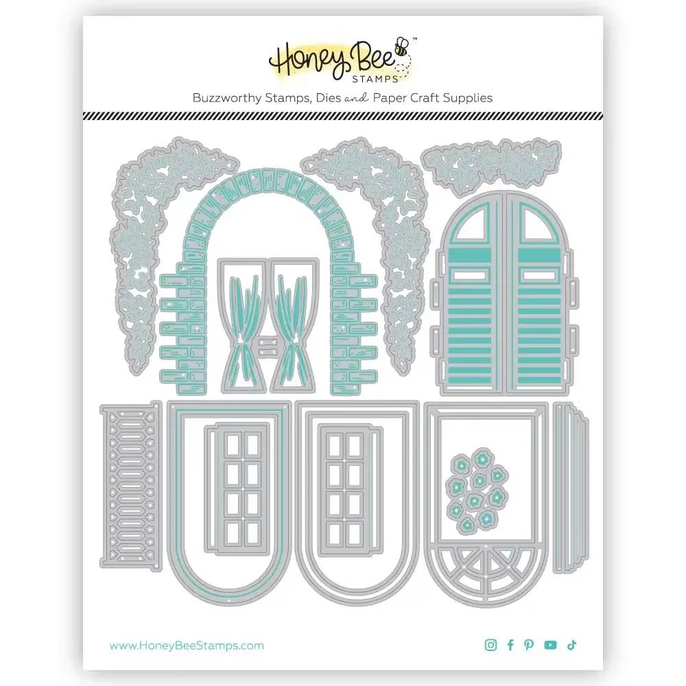 2024 New Christmas House Window Collection Cutting Dies For DIY Decorating Scrapbook Paper Card Album Embossing Craft Die