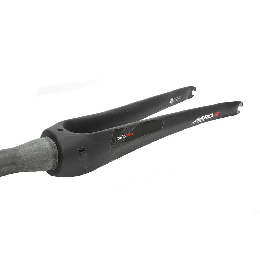 Ullicyc 700C شوكة دراجة الطريق الكربون مدبب وغير مدبب 1-1/8 فولت الفرامل الإفراج السريع 3K ماتي إنهاء دراجة مكون #2